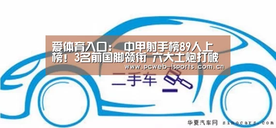 爱体育入口:
中甲射手榜89人上榜!3名前国脚领衔 六大土炮打破外援垄断!(图3) 爱体育平台
